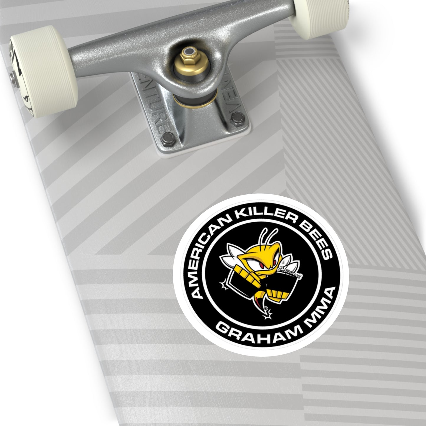 Round Graham MMA Sticker
