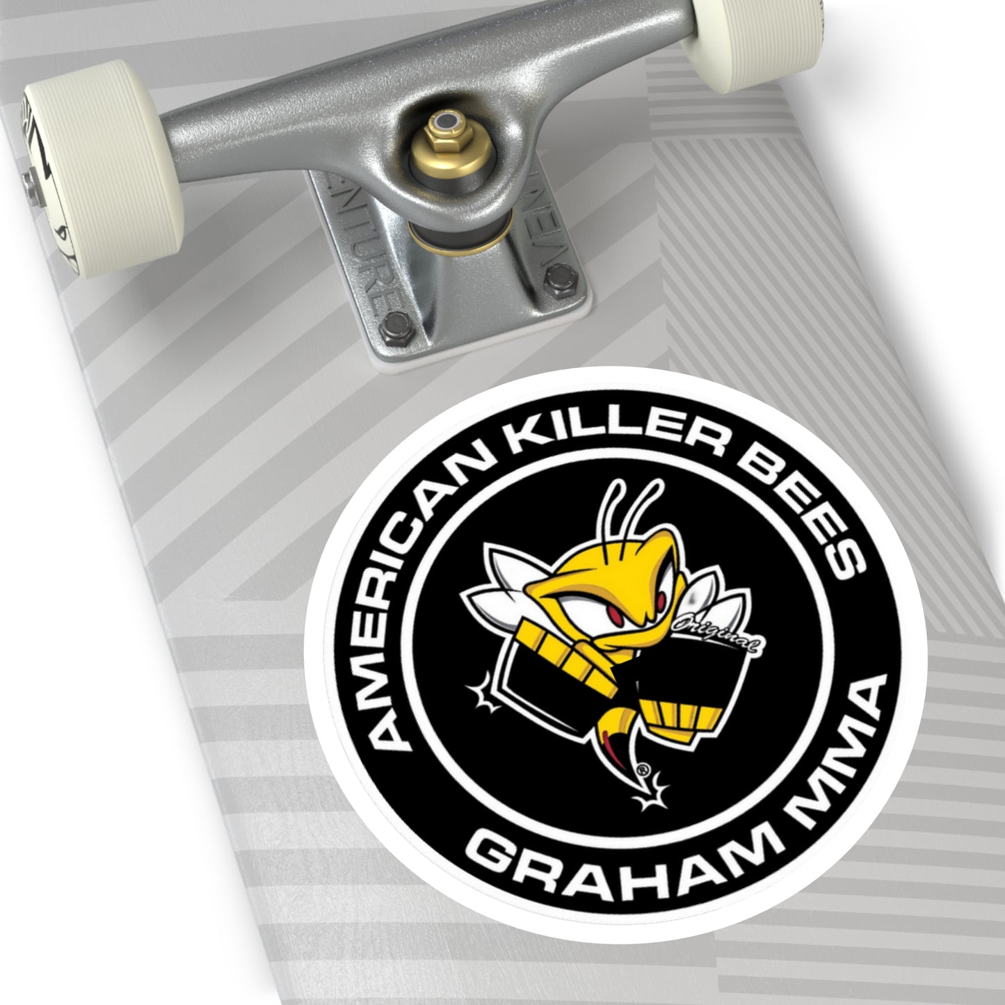Round Graham MMA Sticker