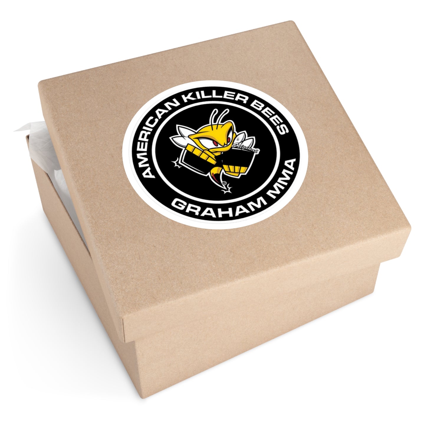 Round Graham MMA Sticker
