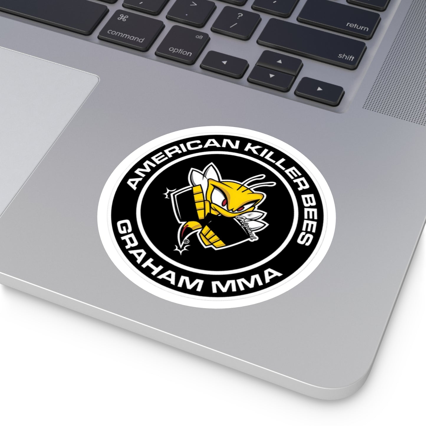 Round Graham MMA Sticker