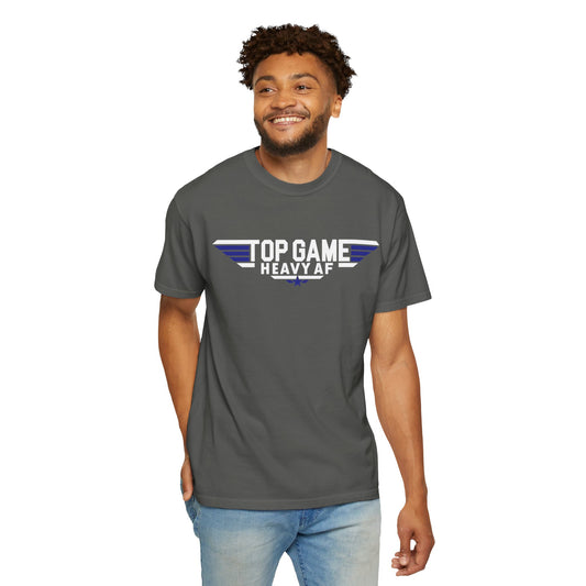 Top Game, (White/Blue) Top Pressure Jiu Jitsu  T-Shirt