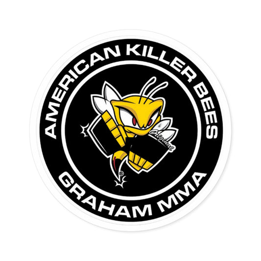 Round Graham MMA Sticker